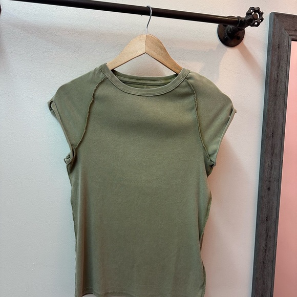 We The Free Tops - NWOT We The Free Sage Green Short Sleeve Tee